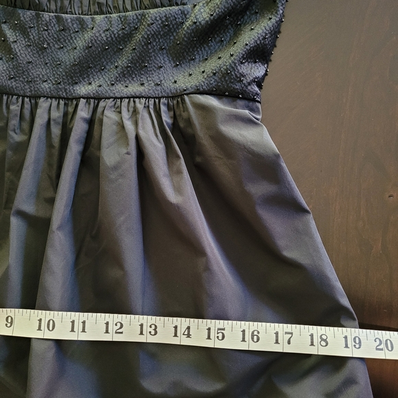 BCBG Max Azria beaded taffeta black party dress - Picture 11 of 15